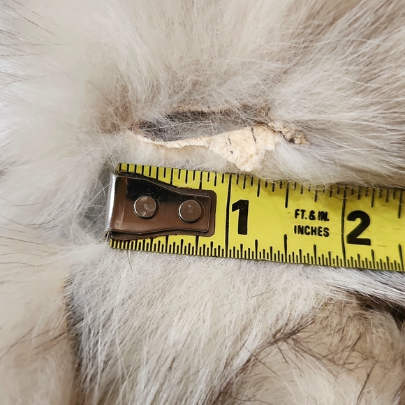 VTG Saga Fox Natural Blue Fox Norway Fur Coat Size Small EUC! - Picture 13 of 16